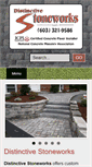 Mobile Screenshot of distinctivestoneworks.com